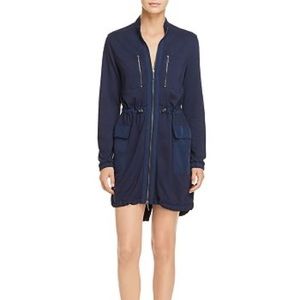 *SALE* NWOT Kenneth Cole Zip Front Utility Dress Black in Small